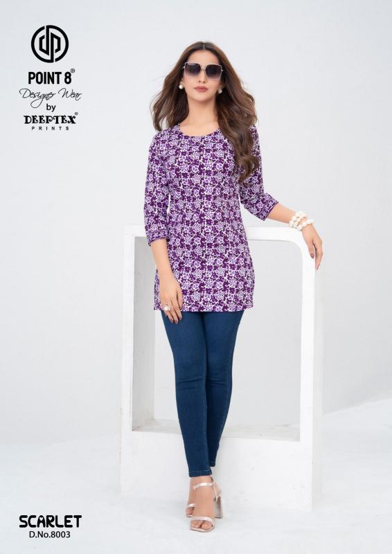 Deeptex Scarlet Vol-8 – Short Top - Wholesale Catalog