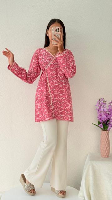Hiaara Jaipuri Cotton Vol-2 – Short Tops - Wholesale Catalog