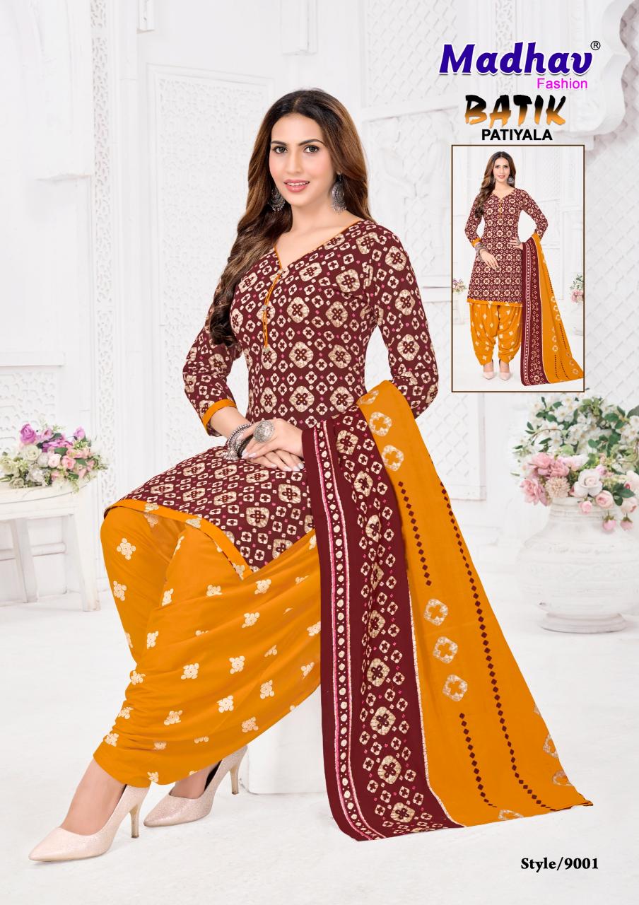 Madhav Batik Patiyala Vol-9 – Dress Material - Wholesale Catalog