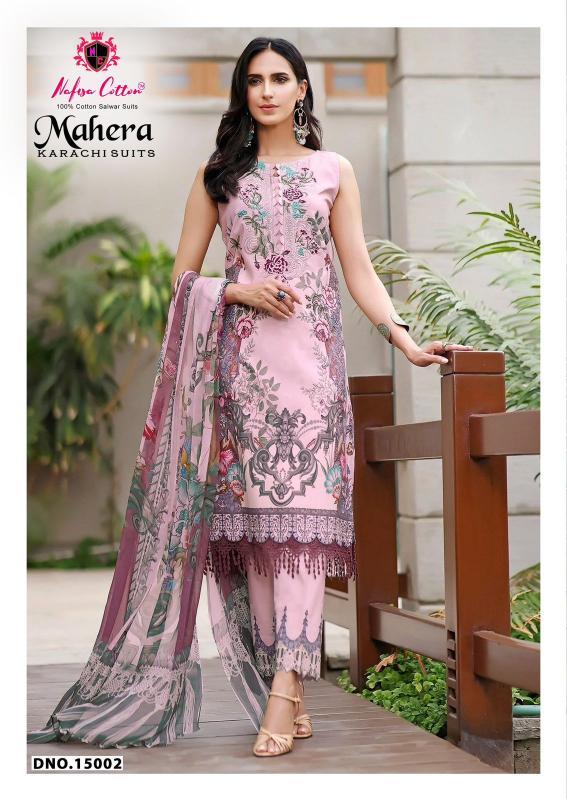 Nafisa Mahera Vol-15 – Karachi Dress Material - Wholesale Catalog