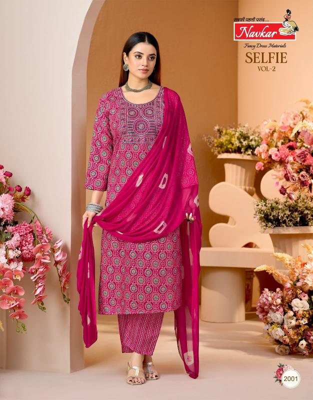 NAVKAR SELFIE vol 2 Wholesale kurtis online