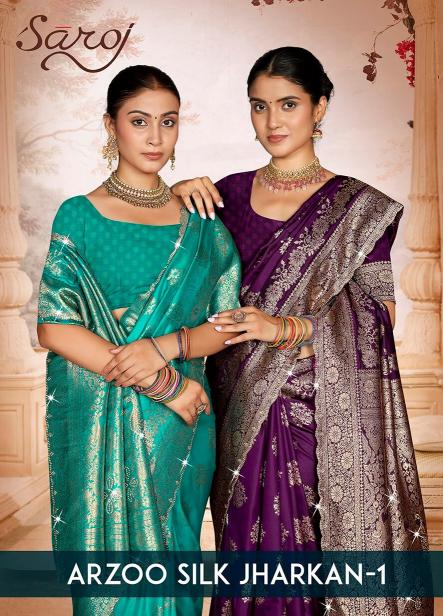 Saroj Arzoo silk jharkan vol.1  silk saree in surat with price wholesale
