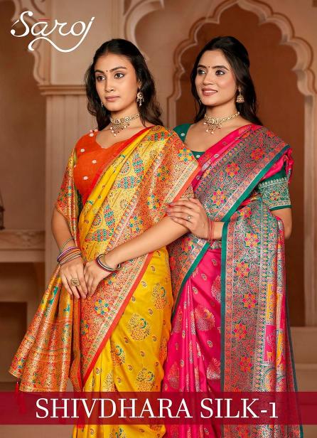 Saroj  Shivdhara silk vol.1 Silk saree in surat with price wholesale