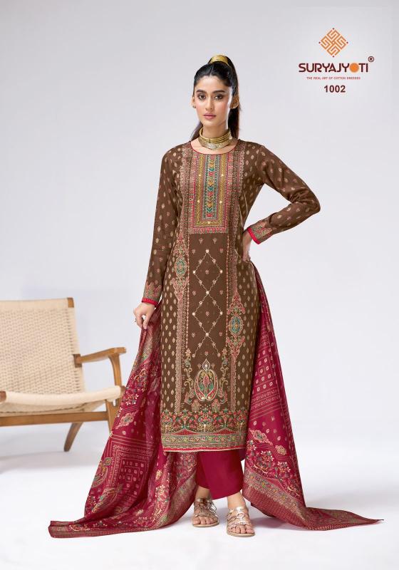 Suryajyoti Charvi Vol-1 – Dress Material - Wholesale Catalog