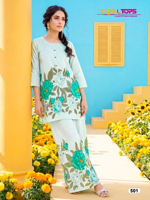 TIPS & TOPS SUMMER BEAUTY Vol 05 Kurti manufacturers in Mumbai