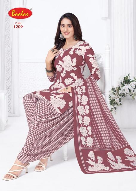 Baalar Cristal Patiyala Vol-12 – Dress Material - Wholesale Catalog