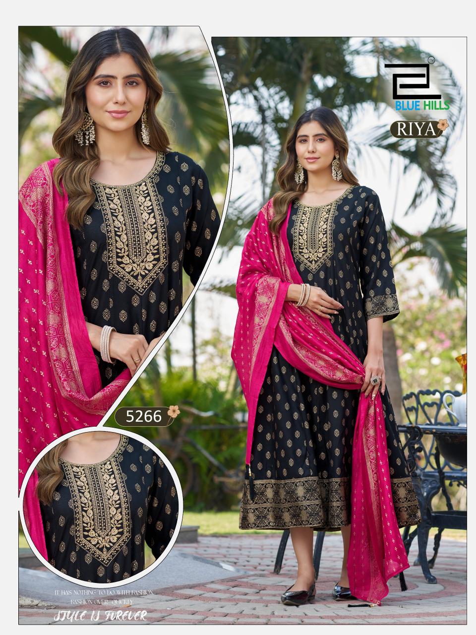 blue hills RIYA Kurti wholesalers in Surat