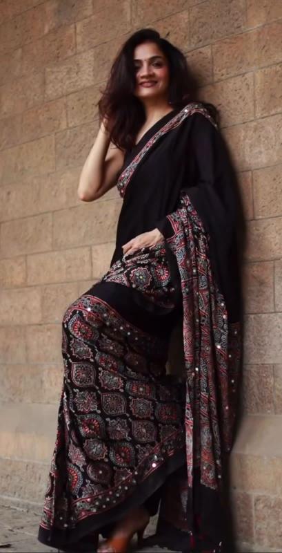 Dazira Ajarakh print Surat saree wholesale price
