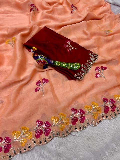 Dazira Soft Rangoli silk Wholesale saree dealers in Pune