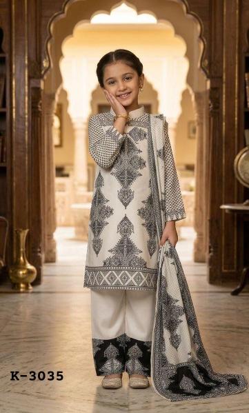 Felocity Mal Satin with Chinnon Duppata Designer kids kurtis for girls in Gujarat