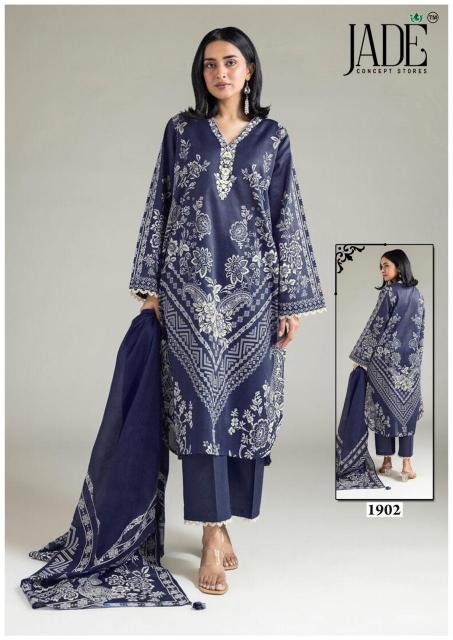 Jade Bin Saeed Vol-19 – Karachi Dress Material - Wholesale Catalog