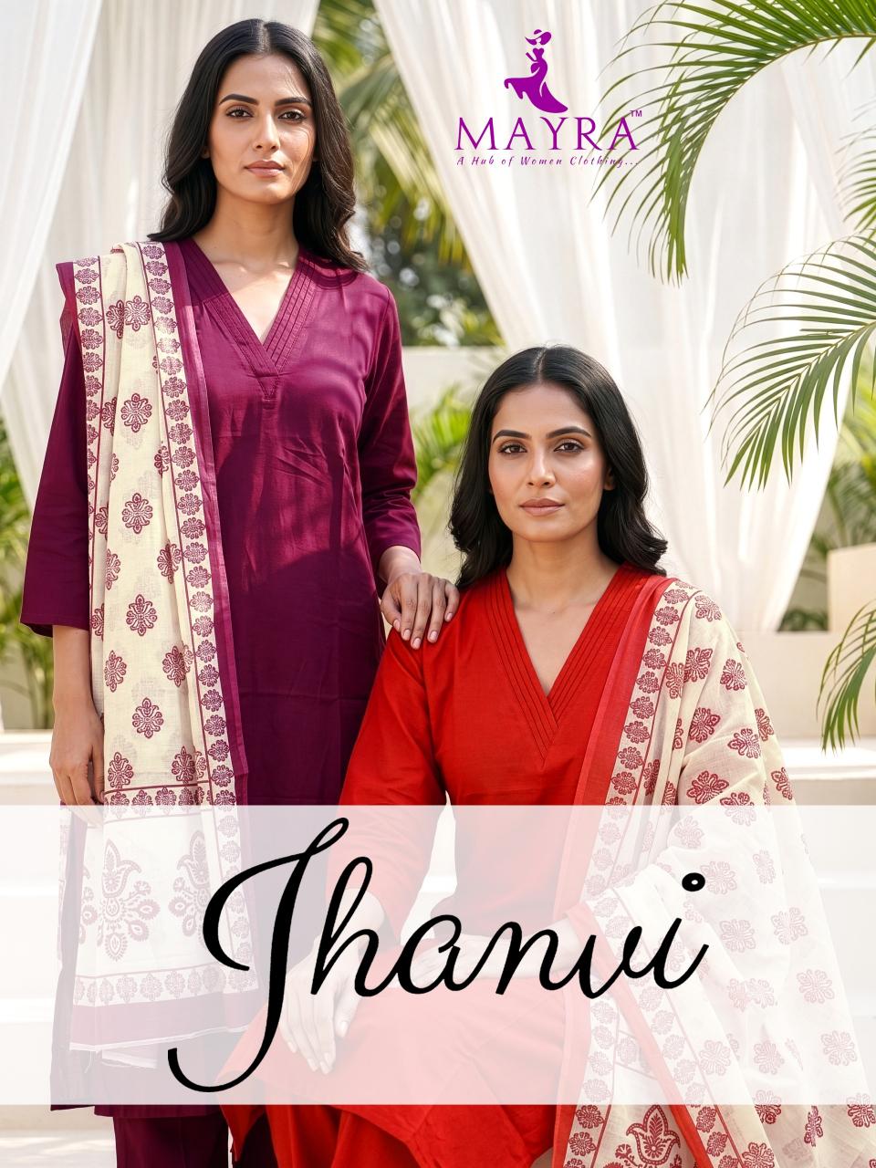 JHANVI WHOLESALE KURTI 3PCS 