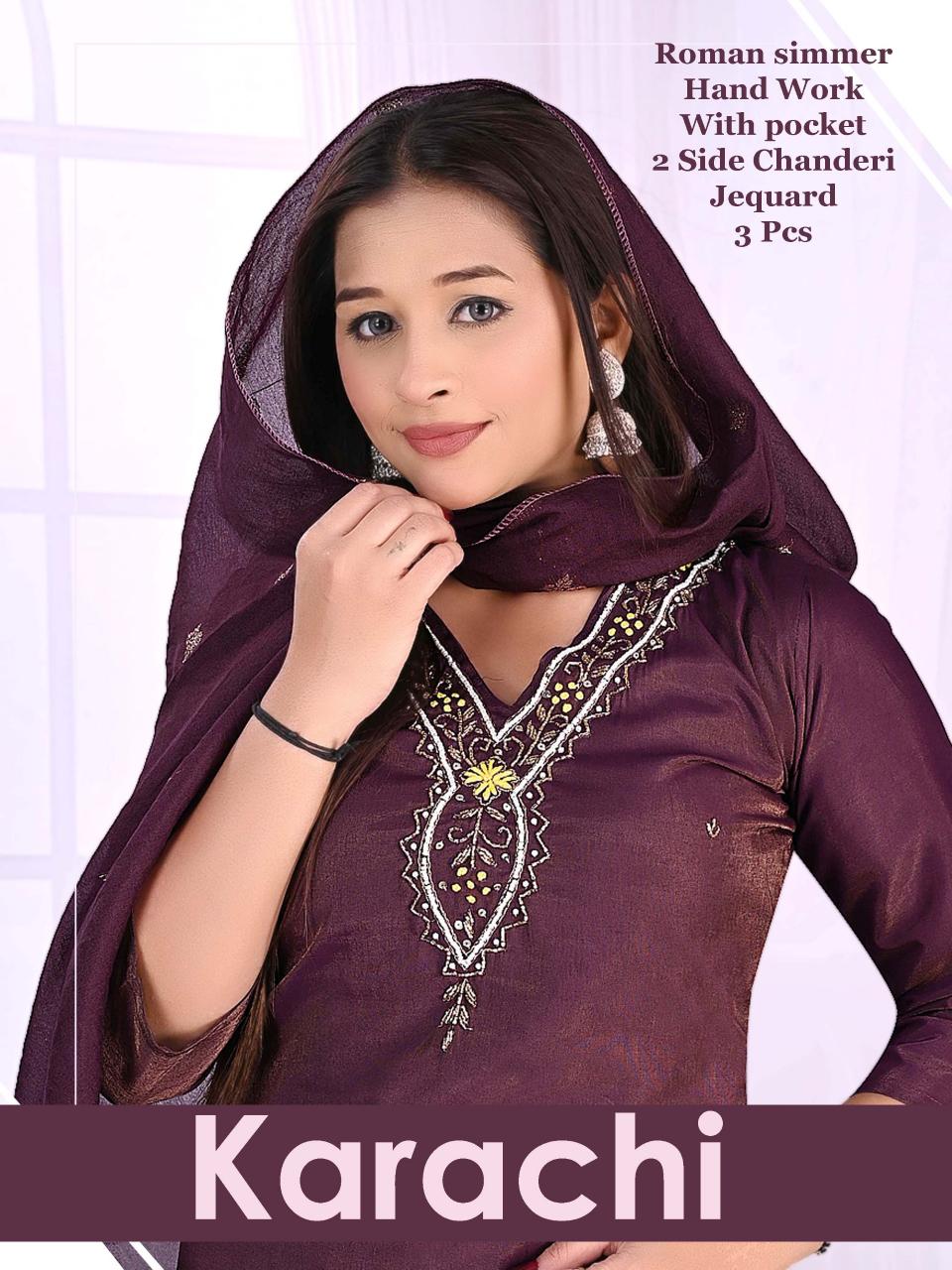 KARACHI WHOLESALE KURTI 3PCS 