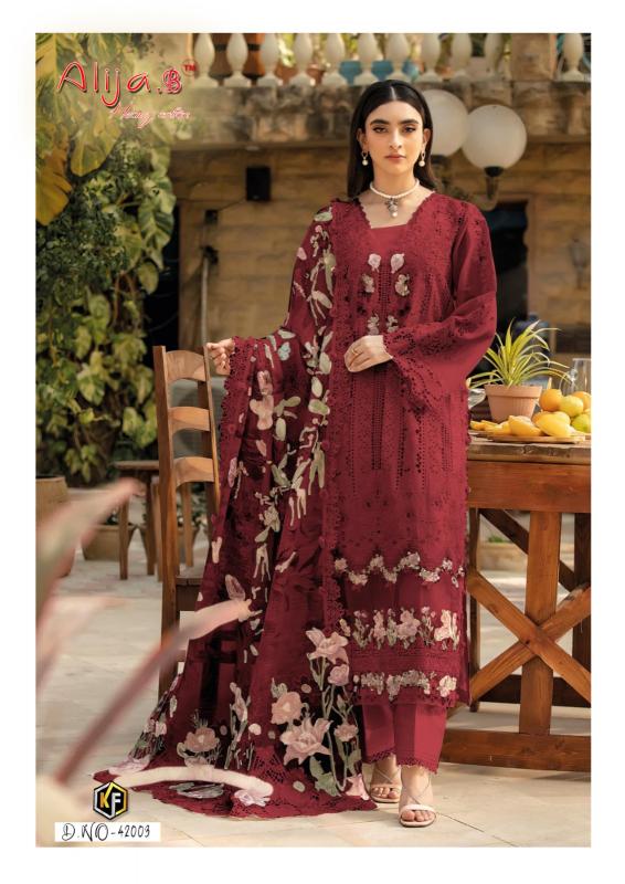 Keval Fab Alija B Vol-42 – Karachi Readymade Kurti Pant With Dupatta - Wholesale Catalog