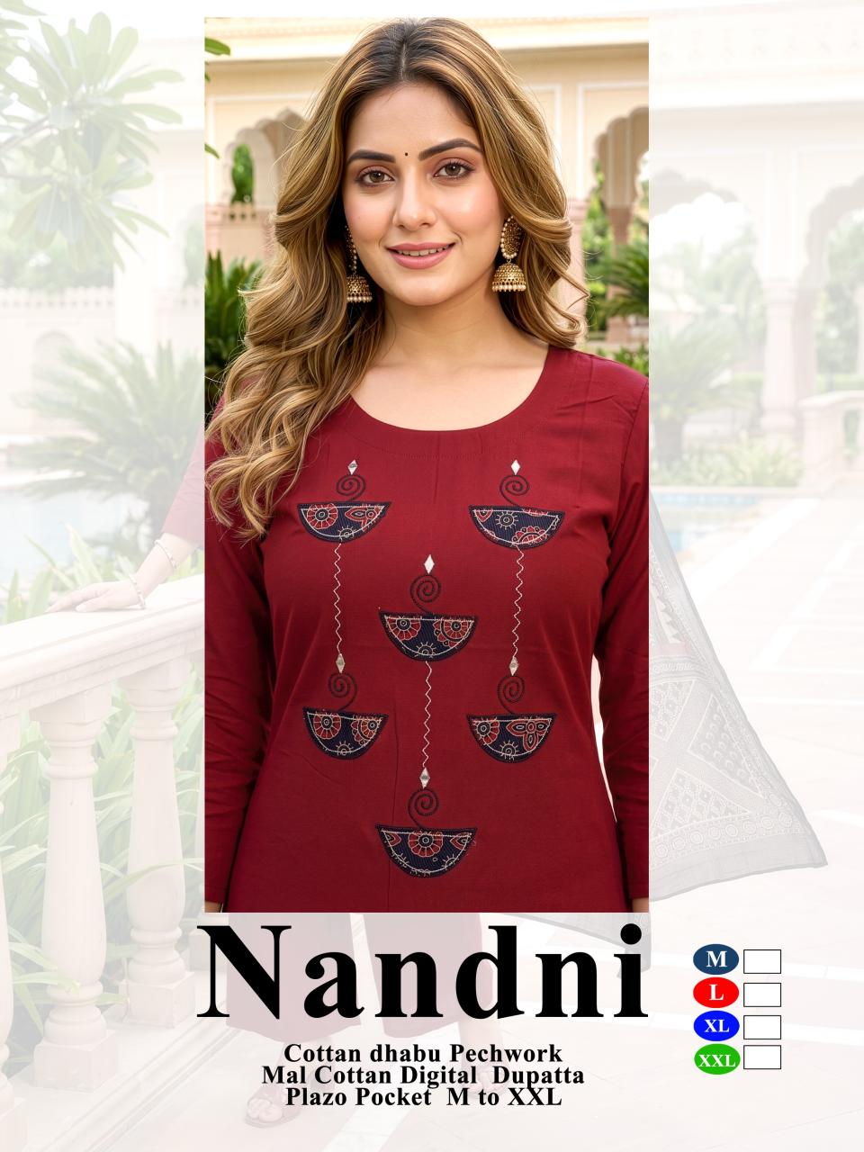 NANDNI WHOLESALE KURTI 3PCS 
