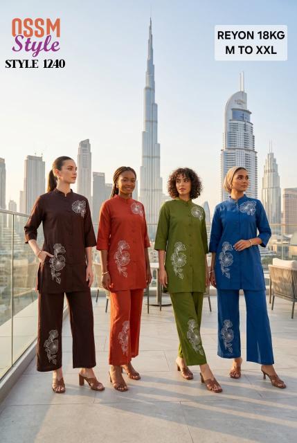 OSSM SUMMER COLLECTION 1240 Printed kurtis wholesale