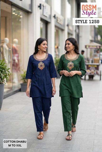 OSSM SUMMER COLLECTION 1249 Kurti material wholesalers