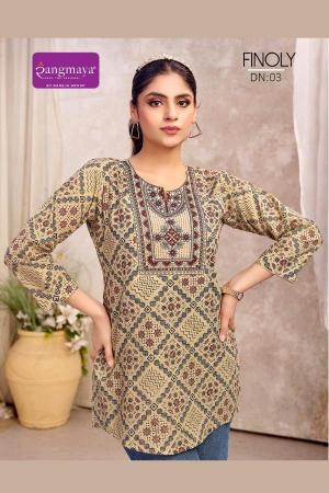 Rangmaya FINOLY Wholesale kurti supplier in Surat