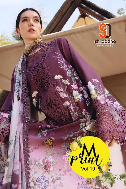 SHARADDHA M.PRINT -19 Bulk salwar kameez suppliers