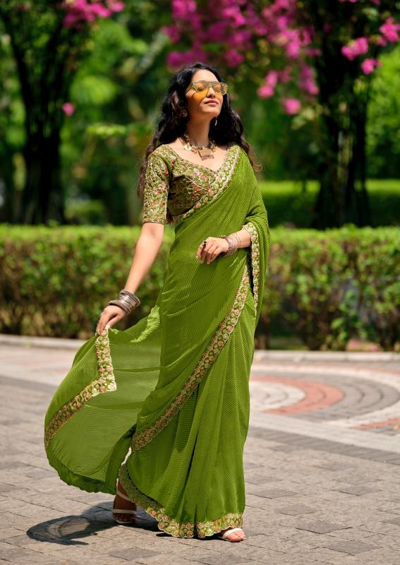 STAVAN Rajasthani Georgette Best saree wholesalers in Ahmedabad