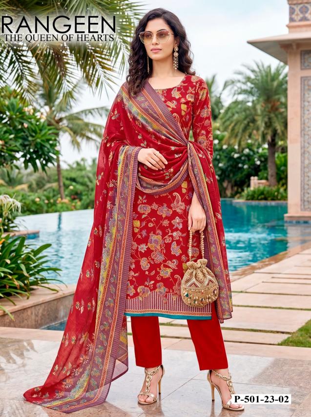Alok Suit RANGEEN Wholesale designer salwar kameez