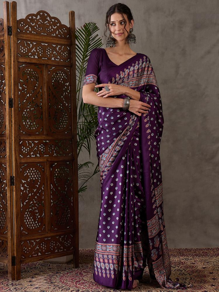 Dazira Brand presents Luxe 1 Sarees Catalogue Fabric Satin