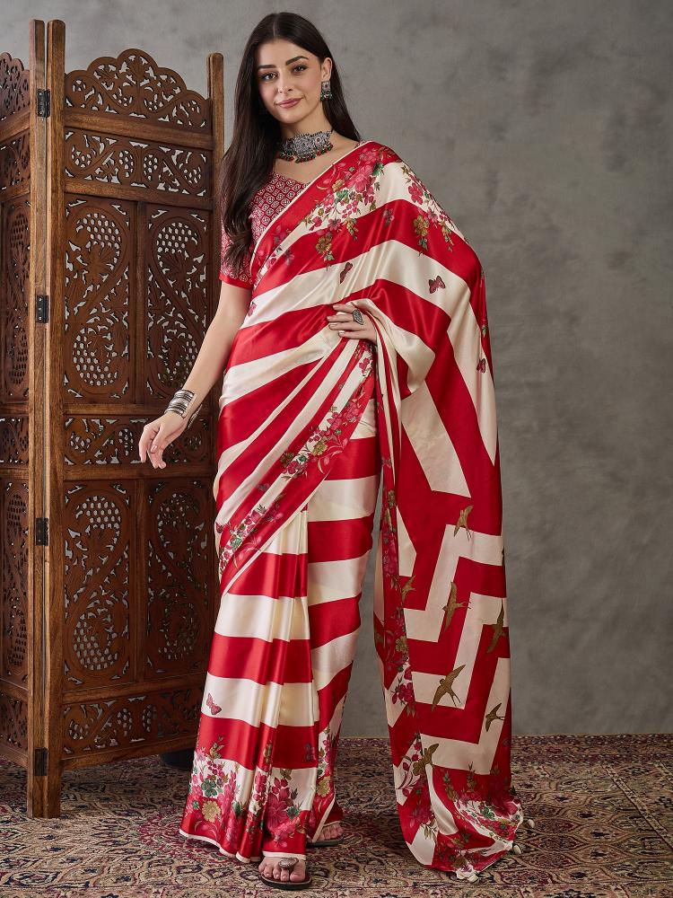 Dazira Brand presents Luxe 11 Sarees Catalogue Fabric Satin