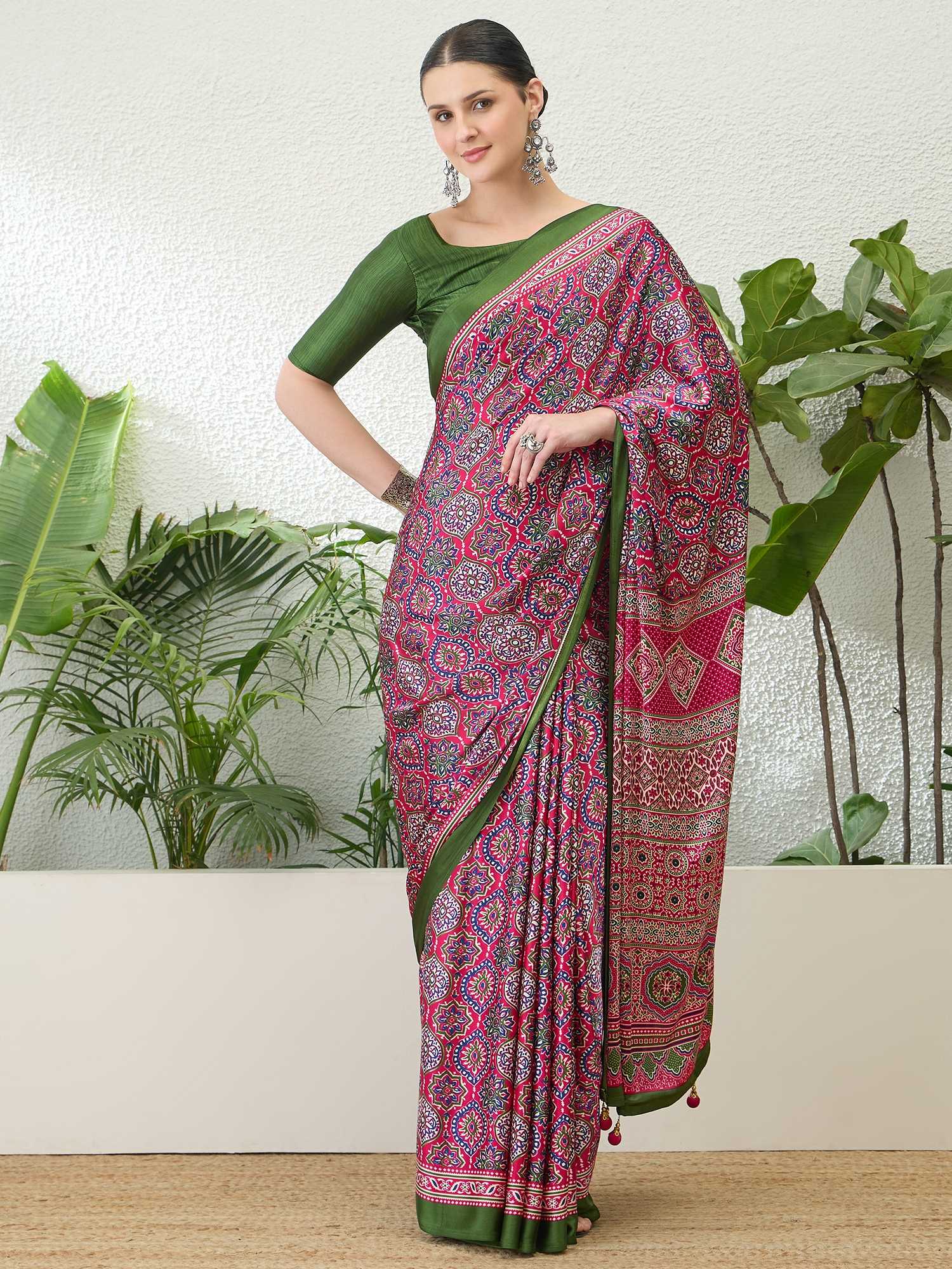 Dazira Brand presents Luxe 13 Sarees Catalogue Fabric Satin