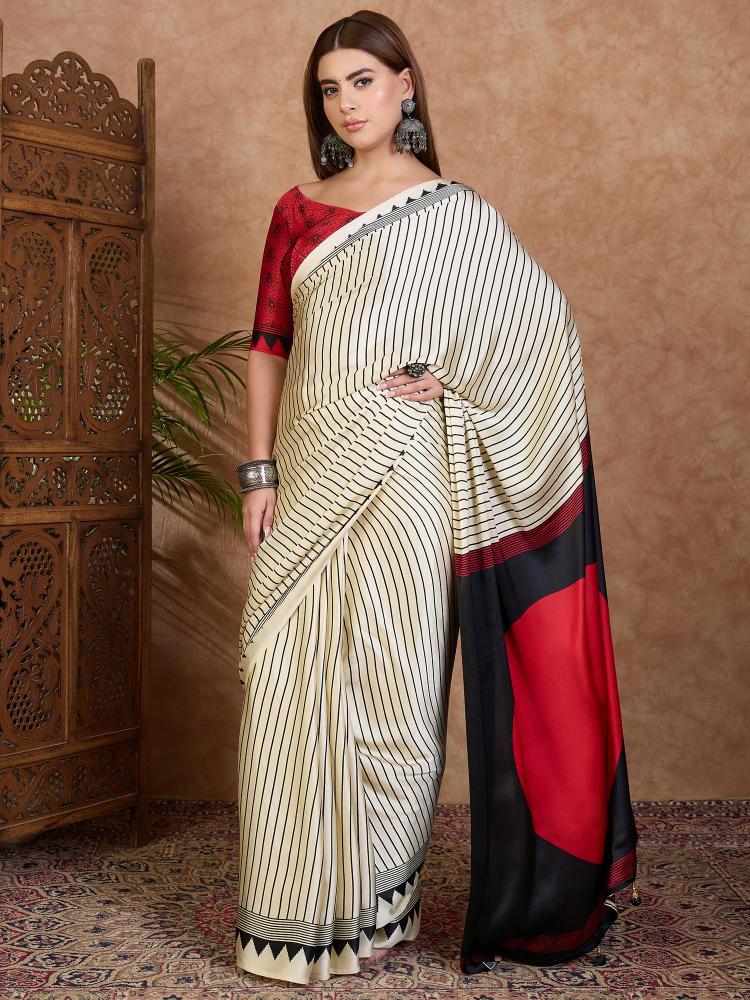 Dazira Brand presents Luxe 25 Sarees Catalogue Fabric Satin