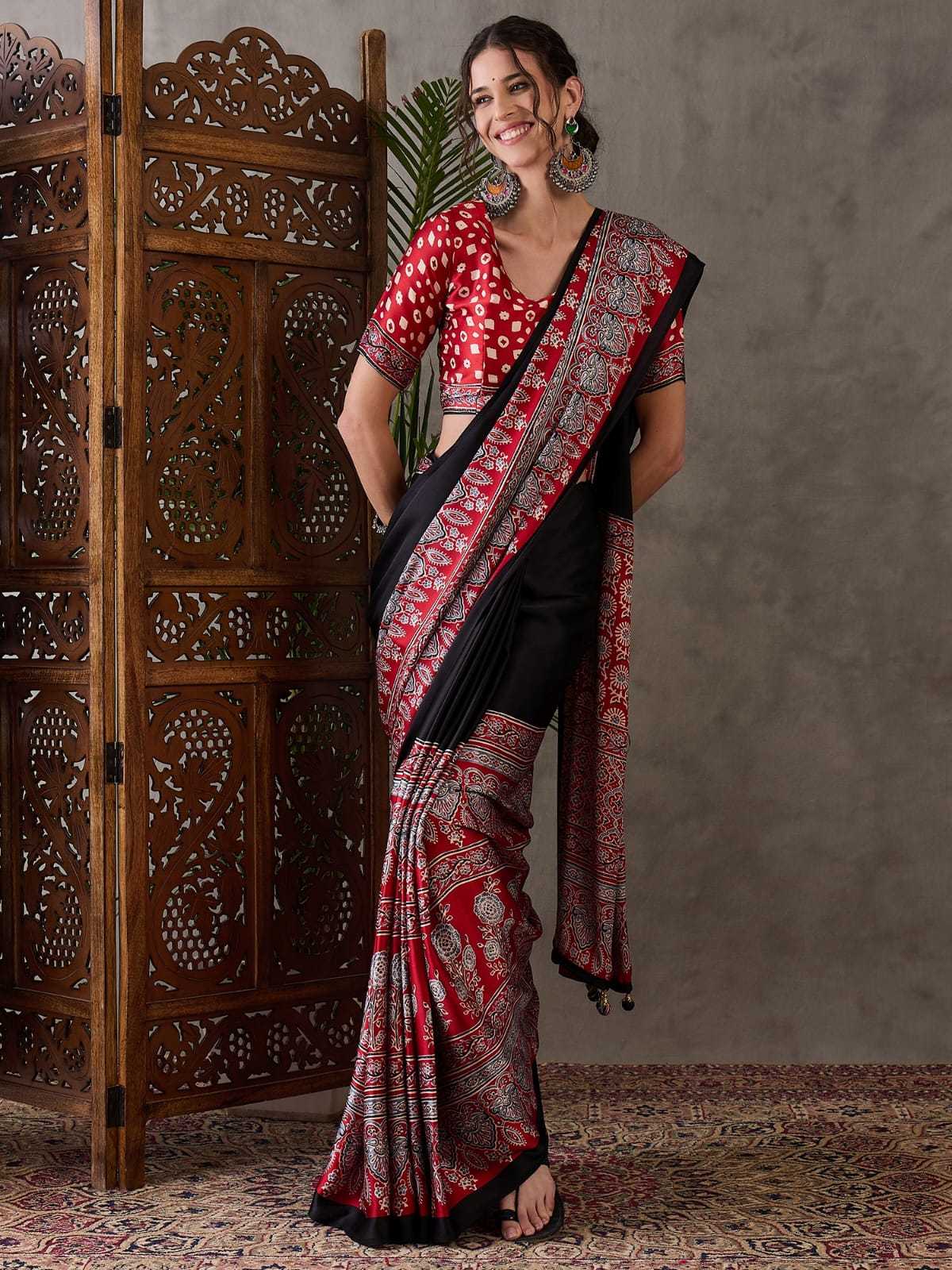 Dazira Brand Presents Luxe Sarees Catalogue Fabric Satin
