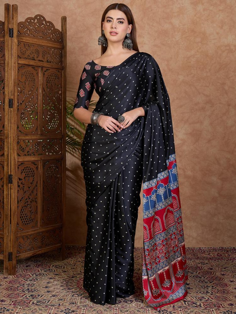 Dazira Brand presents Luxe15 Sarees Catalogue Fabric Satin