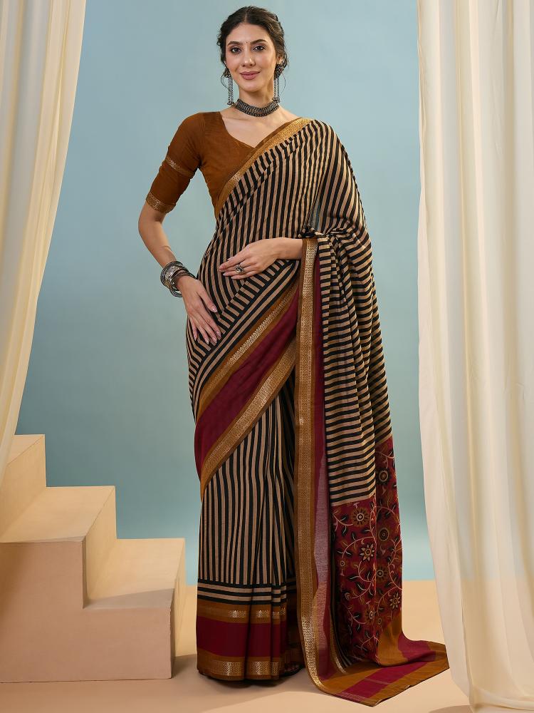 Dazira Brand presents TARA VOL 2 Sarees Catalogue Fabric PV COTTON