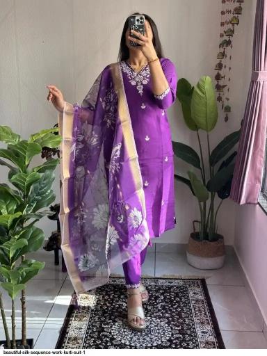 Felocity Rayon Slub Designer kurtis wholesale market