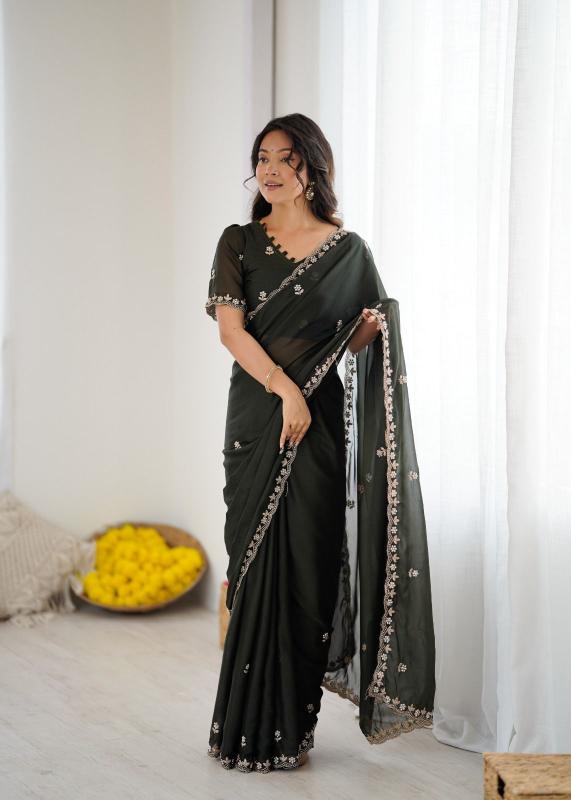 GC  SOFT STAR GEORGETTE SILK Saree manufacturers in West Bengal