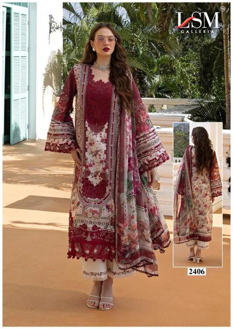 Lsm Parian Dream Vol-24 – Karachi Readymade Kurti Pant With Dupatta - Wholesale Catalog