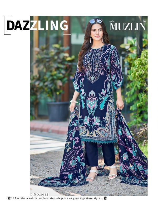 Mizaj Muzlin Vol-3 – Karachi Dress Material - Wholesale Catalog 