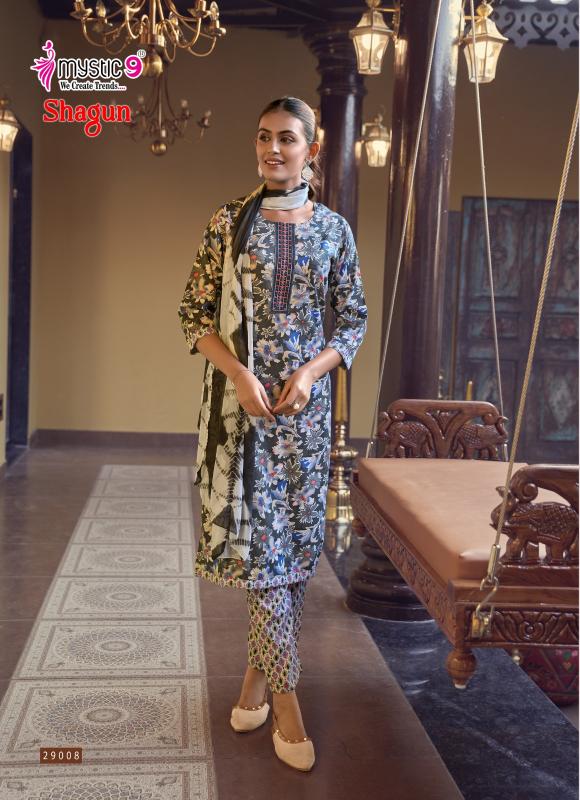 Mystic 9 Shagun Vol 29 D 29001 catalog wholesale kurti market in nagpur