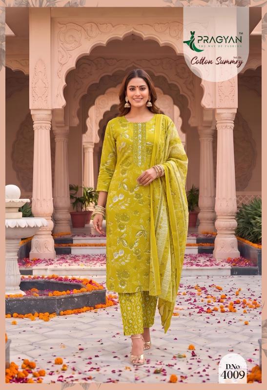Pragyan Cotton Summry Vol 4 catalog cheapest wholesale kurtis 