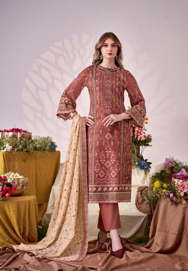 Romani Bin Kareem Vol-5 – Pakistani Readymade Kurti Pant With Dupatta - Wholesale Catalog