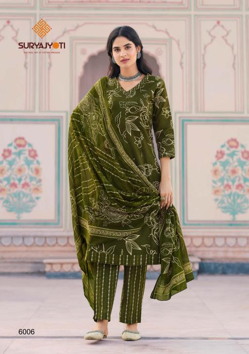 Suryajyoti Rashmika Vol-6 Wholesale kurtis in Surat