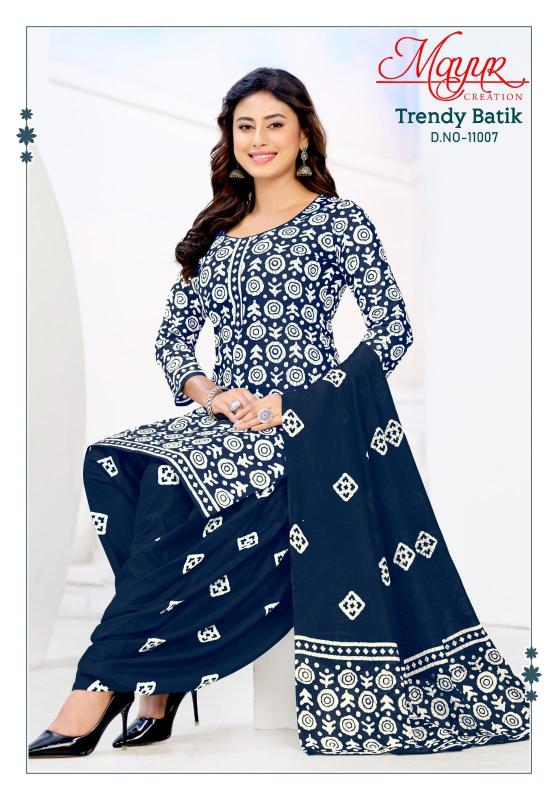 Trendy batik vol 11 dress materials wholesalers and manufacturers in Pune