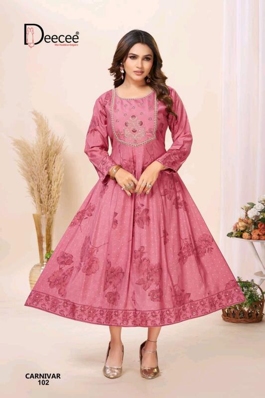 Deecee Carnivar catalog anahi kurtis wholesale