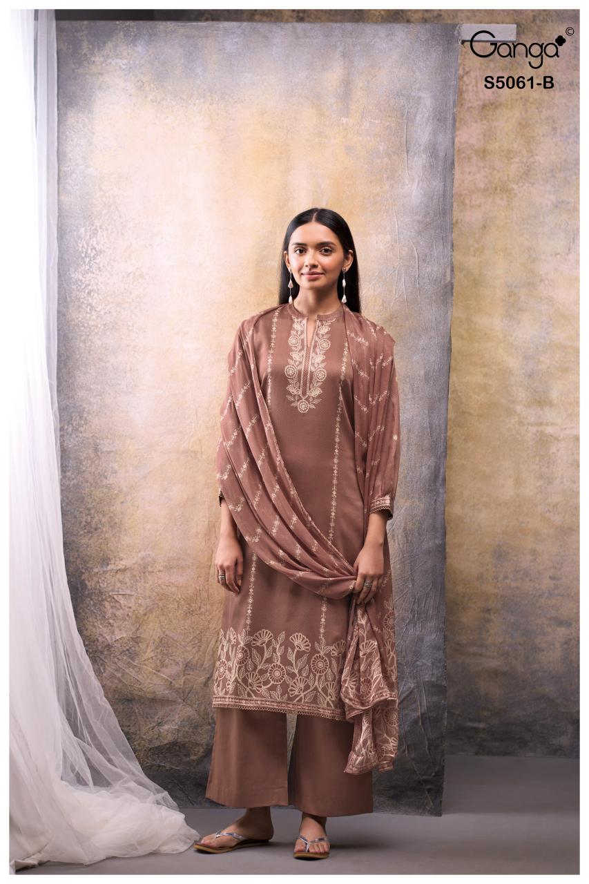 Ganga Ceysha 5061 catalog salwar kameez material wholesale