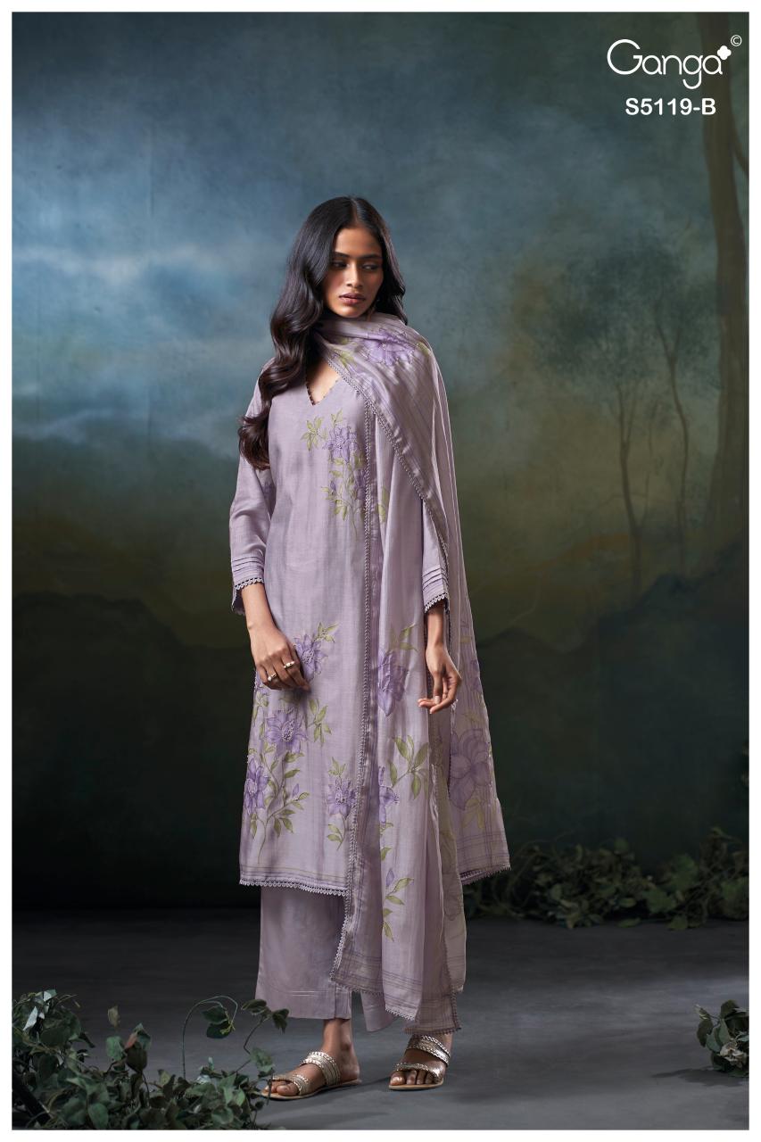 Ganga Malia 5119 catalog tulsi salwar kameez wholesalers 