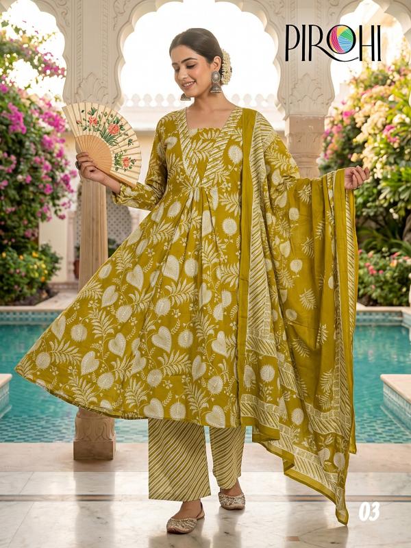 Pirohi Sonia catalog cotton long kurtis wholesale