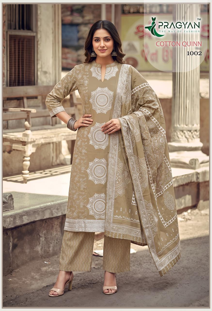 Pragyan cotton Quinn vol 1 0.1 catalog wholesale markets in jaipur for kurtis