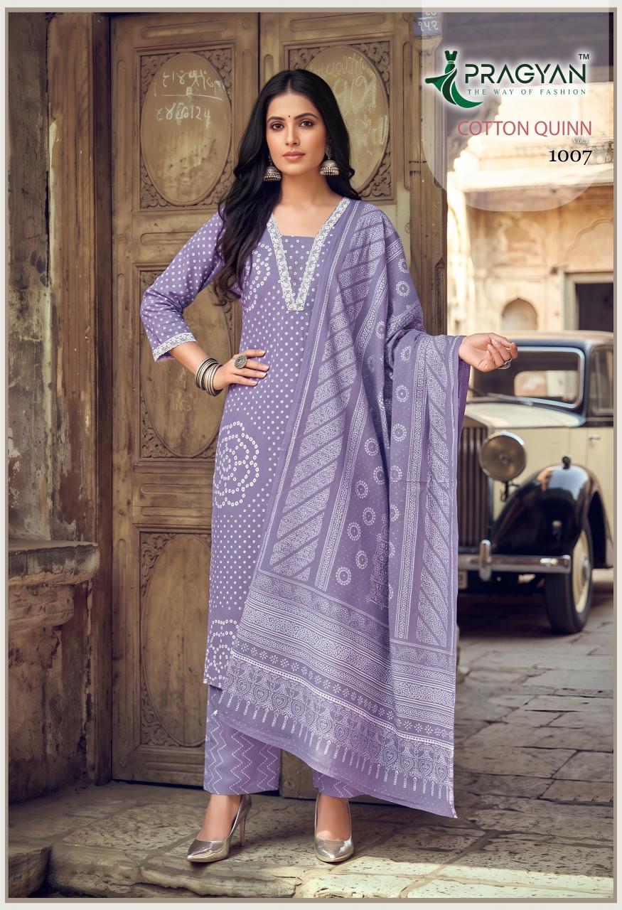Pragyan cotton Quinn vol 1 0.2 catalog wholesale ladies kurti cloth wholesale dealers in hyderabad
