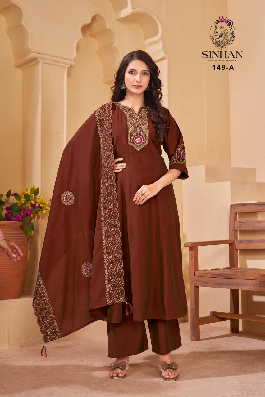 Sinhan 148 catalog ladies kurti wholesale market in ludhiana