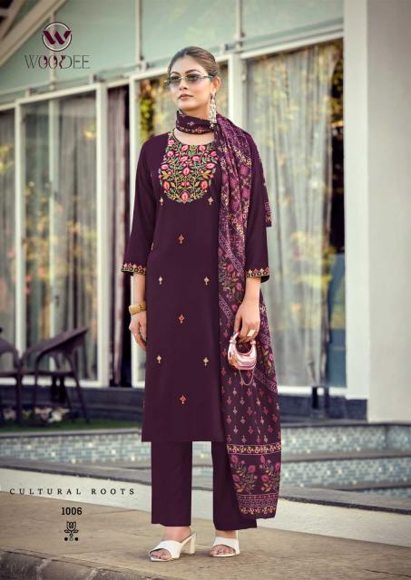 Woodee Rutvi catalog rayon kurtis wholesale delhi