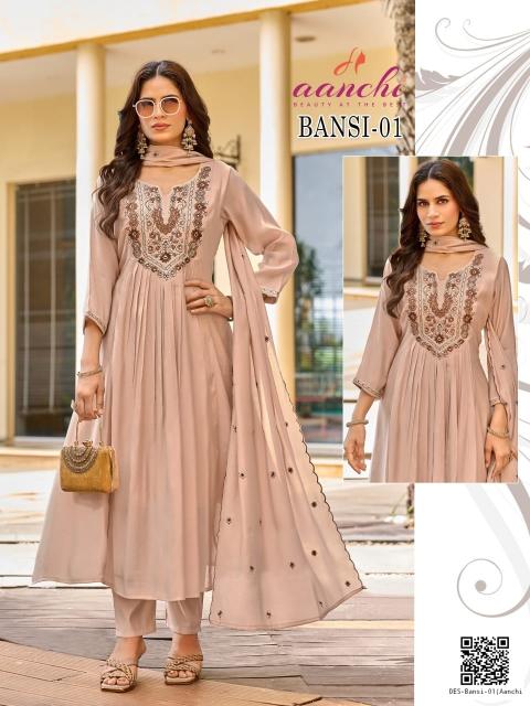 Aanchi Shashvi catalog designer kurti catalog wholesale